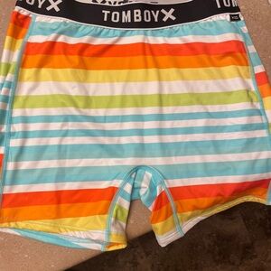 TomboyX Colorful Striped Boxer Briefs